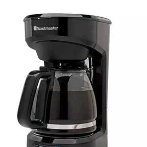 Toastmaster 12 Cup Digital Programmable Coffee Maker Clock Glass TM-121CM  Black